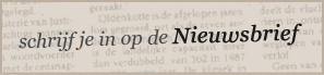 schrijf je in voor onze nieuwsbrief